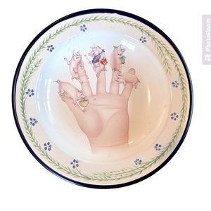 Metal This Little Piggy” Bowl